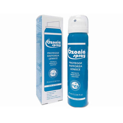 OZONIA SPRAY A BASE DI OLIO OZONIZZATO PER CUTE E MUCOSE ARROSSATE INFIAMMATE DISTROFICHE SENSIBILI 75 ML