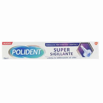POLIDENT SUPER TENUTA+SIGILLANTE ADESIVO PROTESI DENTALE 70 G