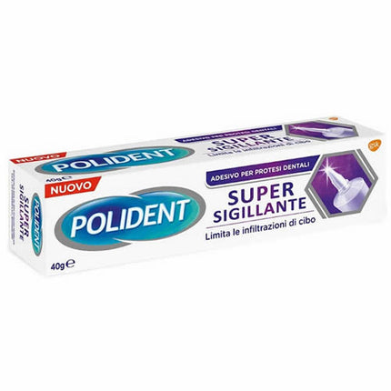 POLIDENT SUPER TENUTA+SIGILLANTE ADESIVO PROTESI DENTALE 40 G