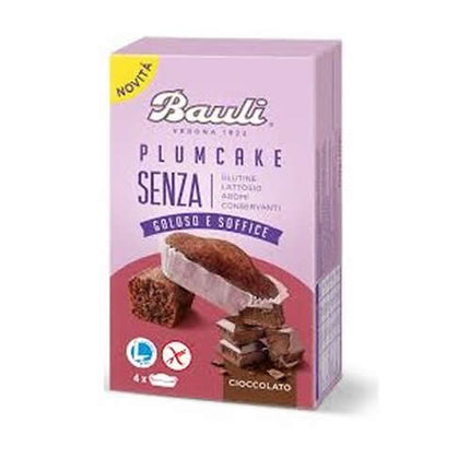 BAULI FREE PLUMCAKE CIOCCOLATO 4 PEZZI DA 33 G