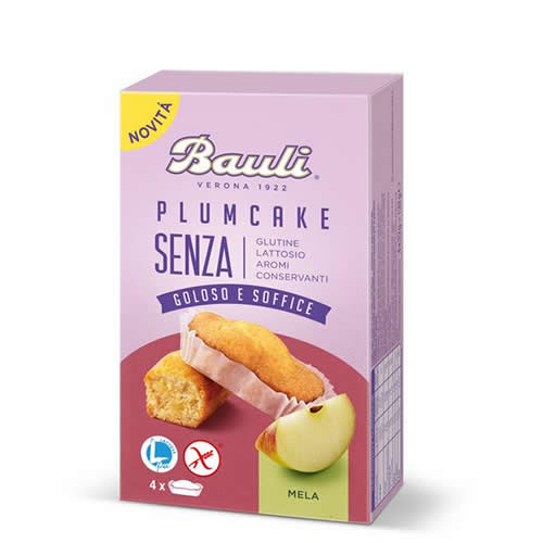 BAULI PLUMCAKE WITHOUT APPLE 4 PIECES X 33 G