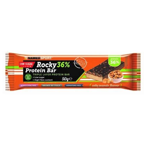ROCKY 36% PROTEIN BAR SALTY PEANUTS BARRETTA 50 G - Farmaspeed
