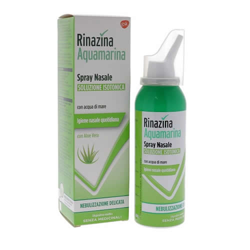 RINAZINA AQUAMARINA ISOTONICA ALOE SPRAY NEBULIZZAZIONE DELICATA 100 ML