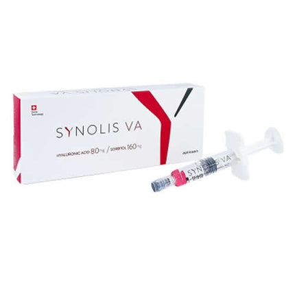 SYNOLIS V-A SOLUZIONE INIETTABILE VISCOELASTICA ISOTONICA IN SIRINGA PRERIEMPITA DI SODIO IALURONATO 80MG  E SORBITOLO 160MG CAPACITA' SIRINGA 4ML MONOSHOT 1 PEZZO