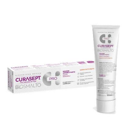 CURASEPT BIOSMALTO MOUSSE DENTI SENSIBILI 50 ML