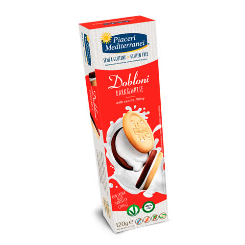 PIACERI MEDITERRANEI DOBLONI DARK & WHITE 120 G