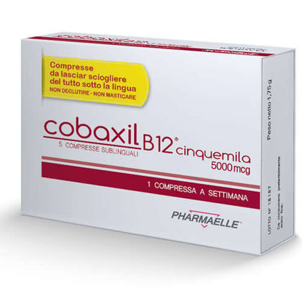 COBAXIL B12 5000MCG 5 COMPRESSE SUBLINGUALI