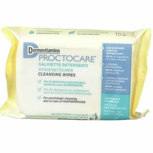 DERMOVITAMINA PROCTOCARE SALVIETTE DETERGENTI 15 PEZZI