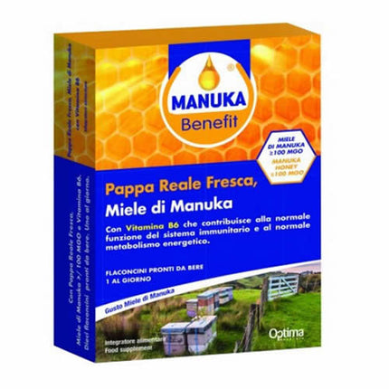 MANUKA BENEFIT PAPPA REALE MANUKA VITAMINA B6 10 FLACONCINI 10 ML