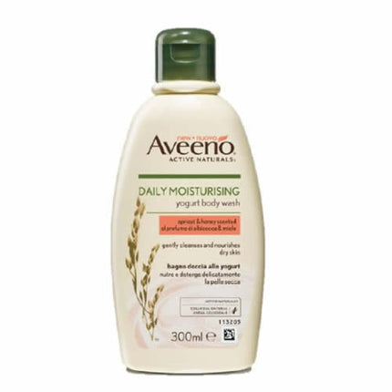 AVEENO BATH AND SHOWER GEL YOGURT APRICOT & HONEY 300 ML