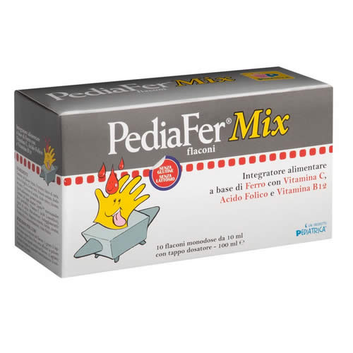 PEDIAFER MIX 10 FLACONI DA 10 ML
