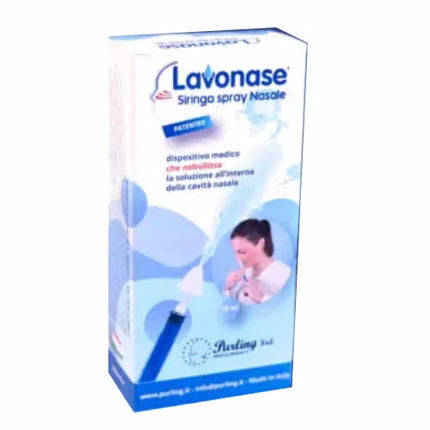 LAVONASE SIRINGA SPRAY NASALE NON STERILE 5 ML LUER-LOCK CON CAPPUCCIO + UGELLO NASALE CON RACCORDO LUER-LOCK + PERFORATORE CON VALVOLA NON RITORNO CON TAPPO - Farmaspeed