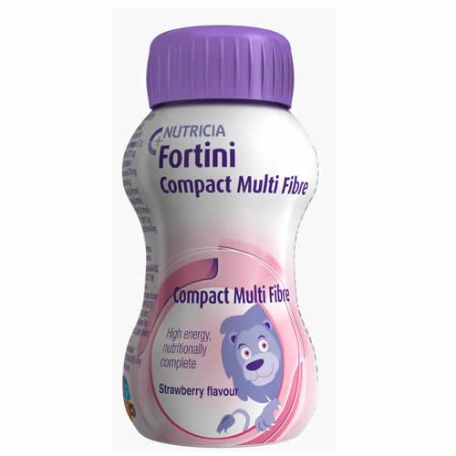FORTINI COMPACT MULTI FIBRE FRAGOLA 4 PEZZI 125 G - Farmaspeed