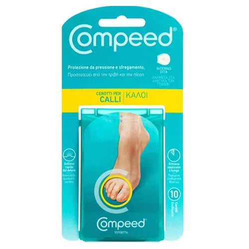 COMPEED CEROTTI PER CALLI INTERNO DITA 10 PEZZI - Farmaspeed