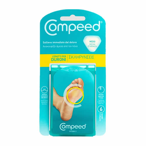 COMPEED CEROTTI PER DURONI MEDIO 6 PEZZI