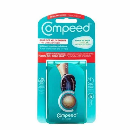 COMPEED CEROTTI PER VESCICHE PIANTA PIEDE SPORT 5 PEZZI - Farmaspeed