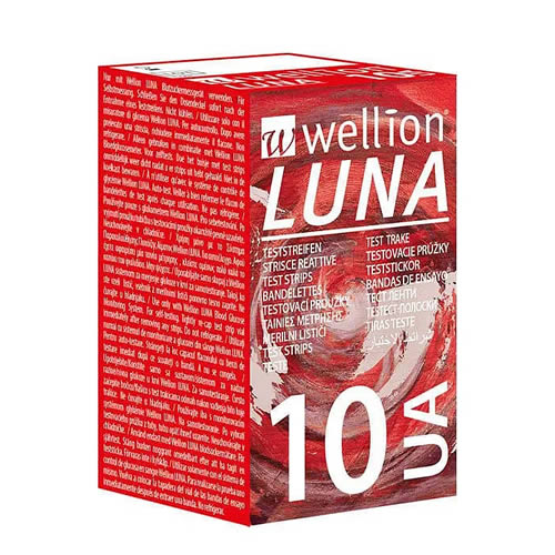 WELLION STRISCE PER LA DETERMINAZIONE DELL'ACIDO URICO 10 PEZZI