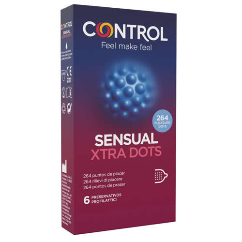 CONTROL SENSUAL XTRA DOTS 6 PEZZI
