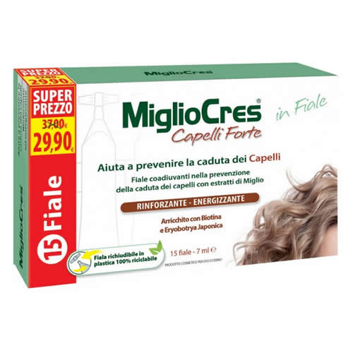 MIGLIOCRES CAPELLI FORTE 15 FIALE X 7 ML