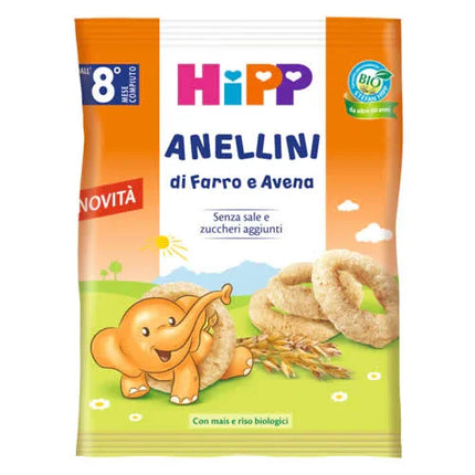 HIPP BIO ANELLINI FARRO AVENA 30 G - Farmaspeed