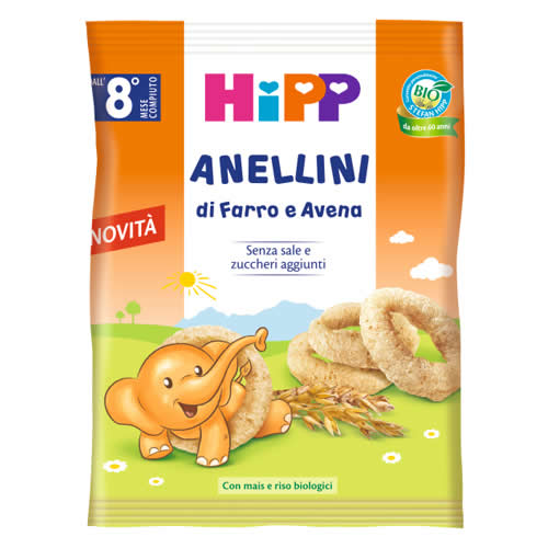 HIPP BIO ANELLINI FARRO AVENA 30 G