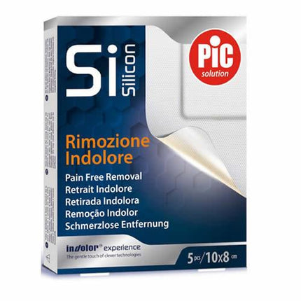 CEROTTO PIC POSTOP SILICONE 10X8 5 PEZZI - Farmaspeed