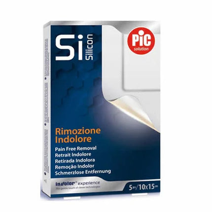 CEROTTO PIC POSTOP SILICONE 10X15 5 PEZZI - Farmaspeed