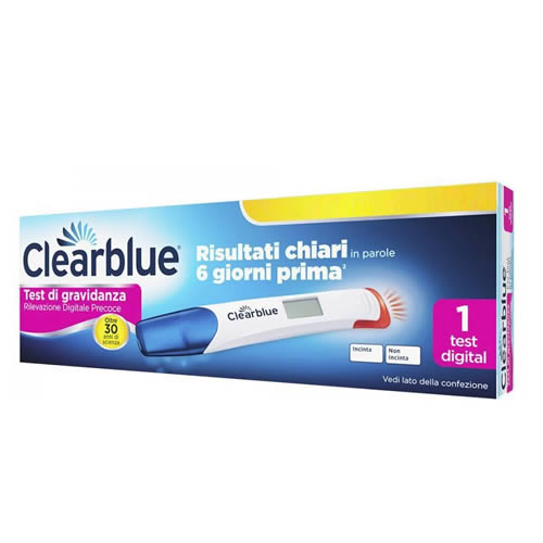 CLEARBLUE TEST GRAVIDANZA RILEVAZIONE PRECOCE DIGITALE 1 PEZZO