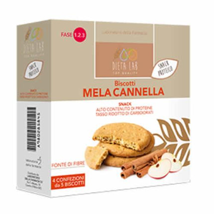 DIETALAB BISCOTTI MELA/CANNELLA 160 G - Farmaspeed