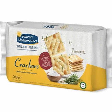 PIACERI MEDITERRANEI CRACKERS 200 G - Farmaspeed