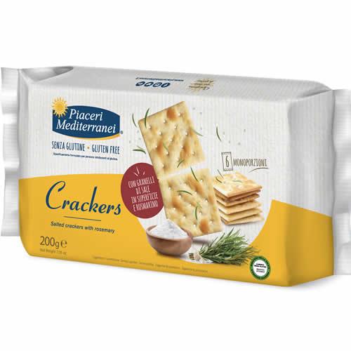 PIACERI MEDITERRANEI CRACKERS 200 G - Farmaspeed