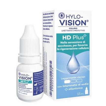 HYLOVISION HD PLUS HUMECTING AND PROTECTIVE EYE DROPS 15 ML