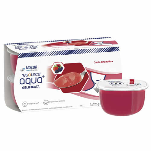 RESOURCE AQUA ACQUA GELIFICATA+GRENADA CUP 6 4X125 G