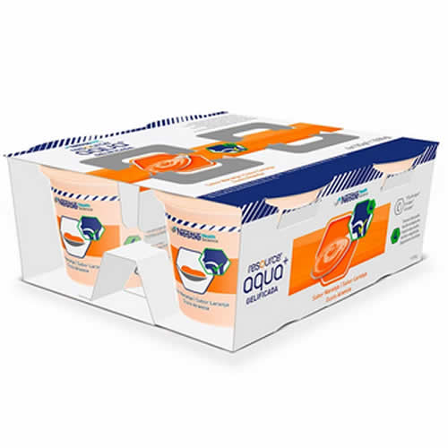 RESOURCE AQUA ACQUA GELIFICATA+ORANGE CUP 6 4X125 G