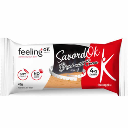 FEELING OK ORANGE GLAZED SAVOIARDO 43 G