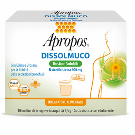 APROPOS DISSOLMUCO 10 BUSTINE SOLUBILI