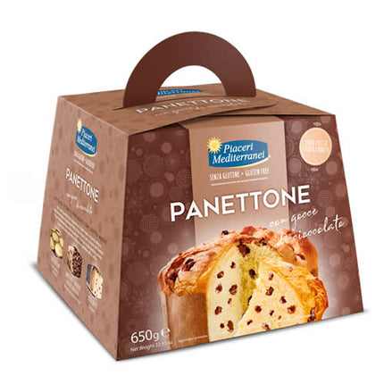 MEDITERRANEAN PLEASURES CHOCOLATE CHIP PANETTONE 650 G