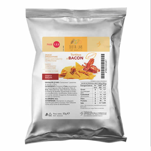 DIETALAB TORTITOS AL BACON 30 G