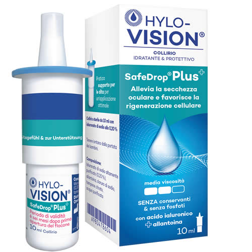 HYLOVISION SAFE DROP PLUS COLLIRIO IDRATANTE E PROTETTIVO 10 ML