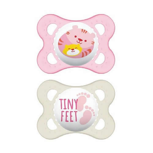 MAM SUCCHIETTO ORIGINAL 2-6 MESI SILICONE FEMMINA 2 PEZZI