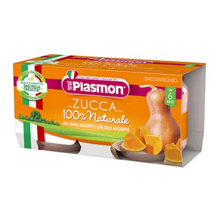 PLASMON OMOGENEIZZATO ZUCCA 2 X 80 G - Farmaspeed