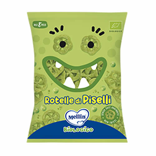 MELLIN SNACK BIO ROTELLE PISELLI 20 G