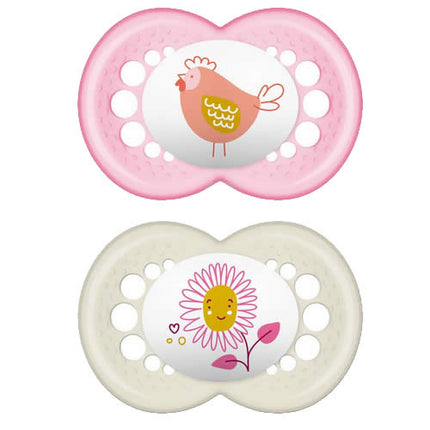 MAM SUCCHIETTO ORIGINAL 16+ SILICONE FEMMINA 2 PEZZI