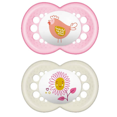 MAM SUCCHIETTO ORIGINAL 16+ SILICONE FEMMINA 2 PEZZI