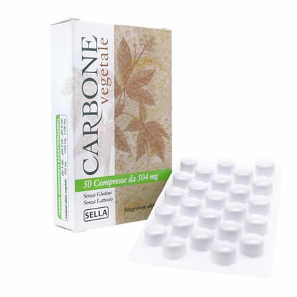 CARBONE VEGETALE 50 COMPRESSE - Farmaspeed