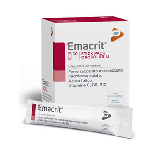 EMACRIT OROSOLUBILE 30 STICK PACK