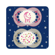 MAM SUCCHIETTO ORIGINAL NIGHT 16+ SILICONE FEMMINA 2 PEZZI - Farmaspeed