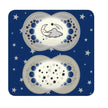 MAM SUCCHIETTO ORIGINAL NIGHT 16+ SILICONE NEUTRO 2 PEZZI - Farmaspeed