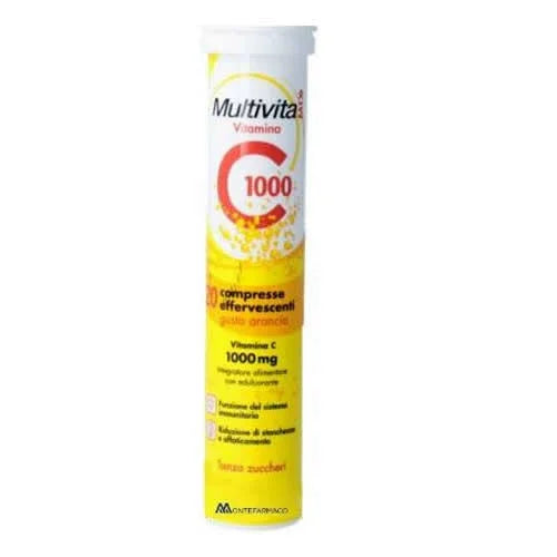 MULTIVITAMIX VIT C 1000 20 COMPRESSE EFFERVESCENTI - Farmaspeed