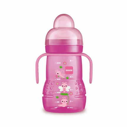 MAM TRAINER 220 ML 4+ BECCUCCIO SOFT SILICONE FEMMINA